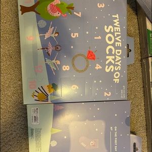 Girls Christmas socks  count down